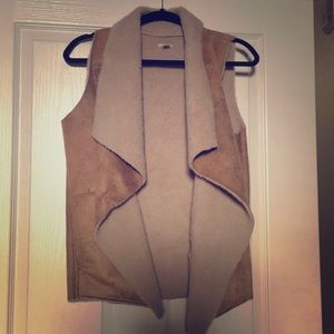 Urban outfitters shearling vest